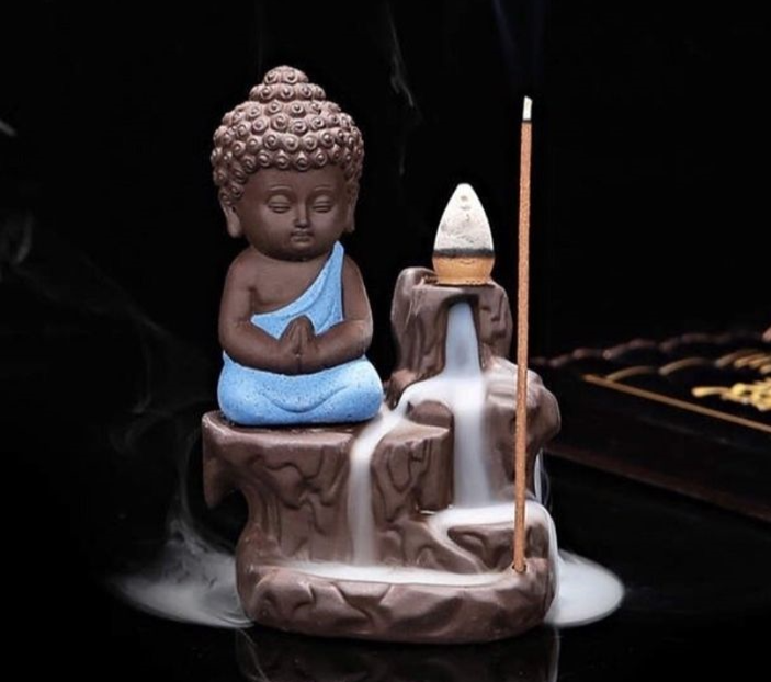 Monk Buddha Incense Burner