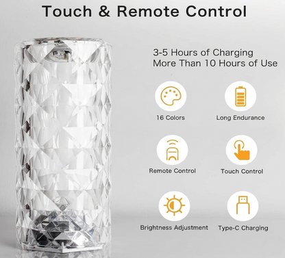 Crystal Diamond night lamp