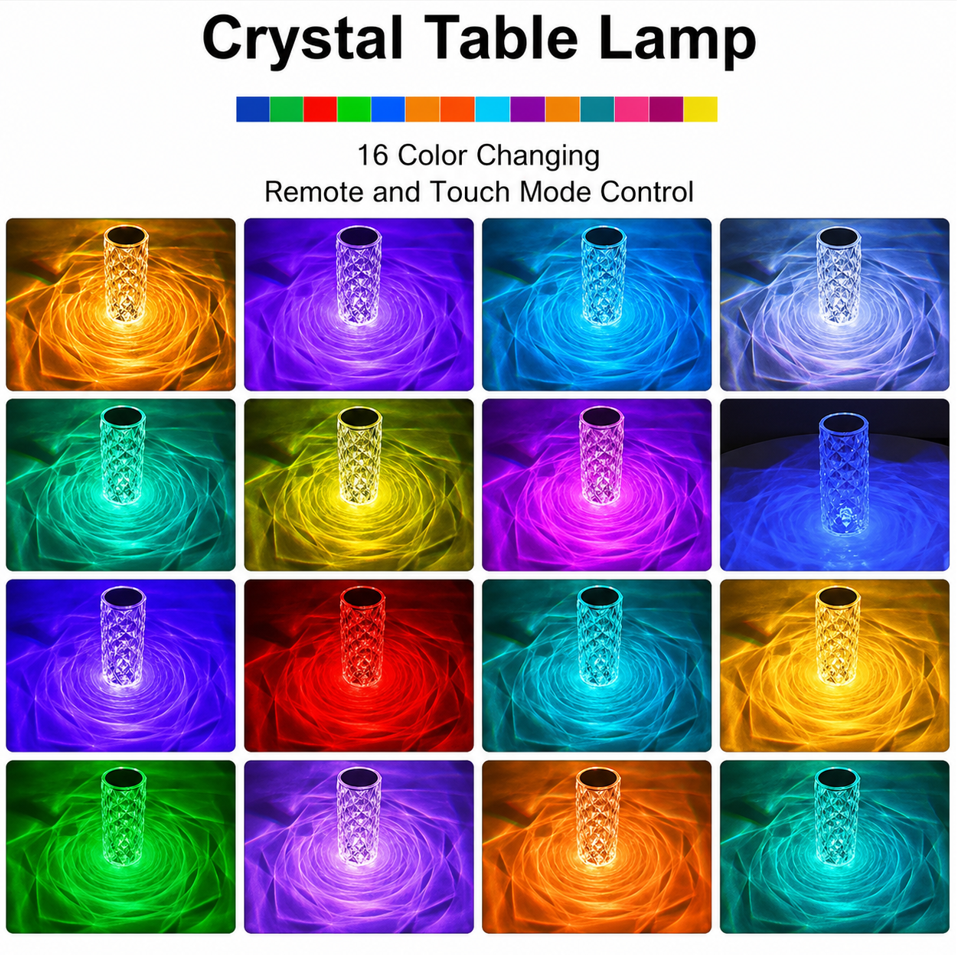Crystal Diamond night lamp