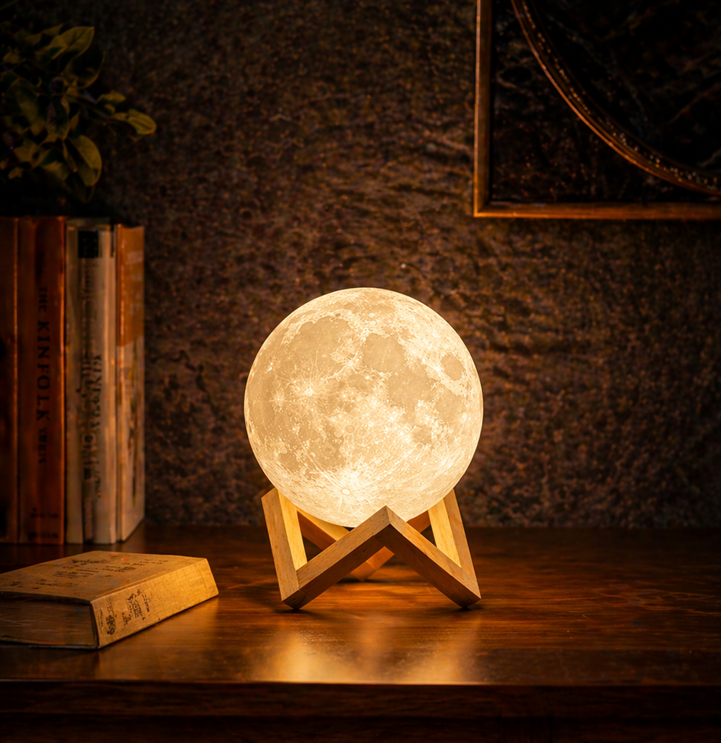 Premium 3D Moon Lamp