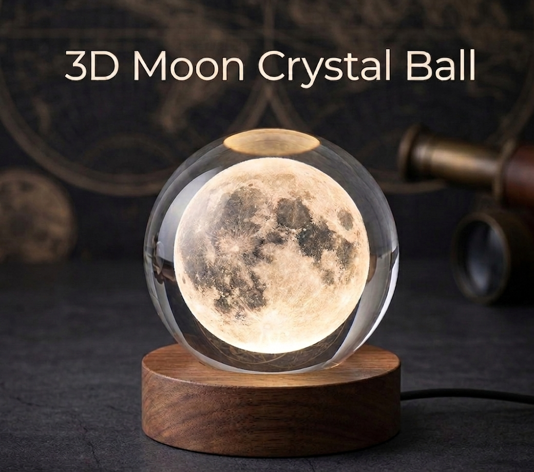 3D Glass Night Lamp