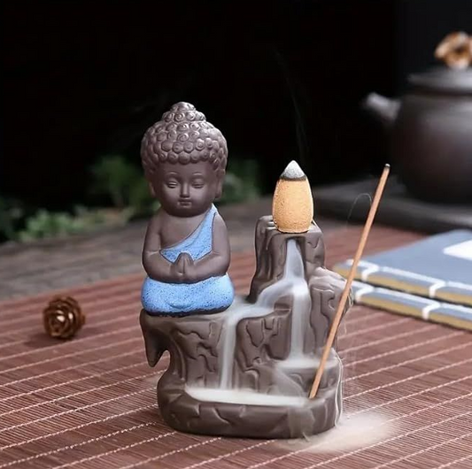 Monk Buddha Incense Burner