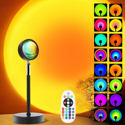 16-Color Sunset Projection Lamp