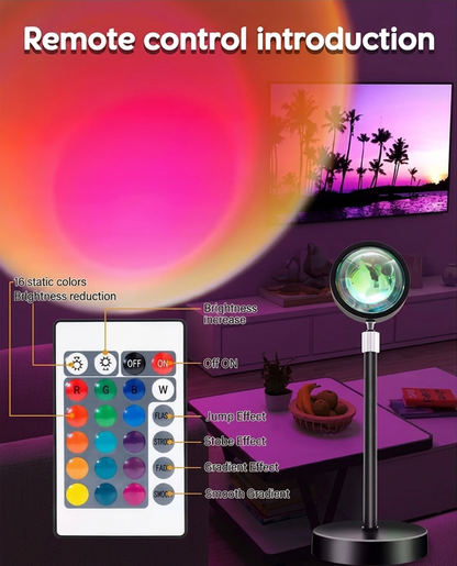 16-Color Sunset Projection Lamp